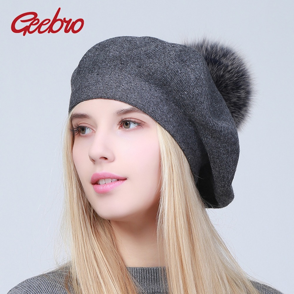 Geebro Women's Beret Hat Winte - Beret French Wool avaliação e preço