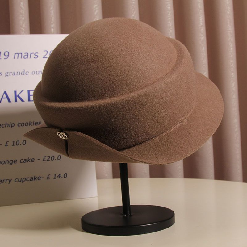 Wool Felt Sun Hats Round Top K - Fedora Hat Wool avaliação e preço