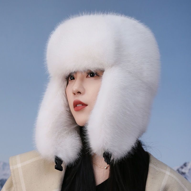 2025 New Winter Women Faux Fur - Winter Trapper Hat avaliação e preço