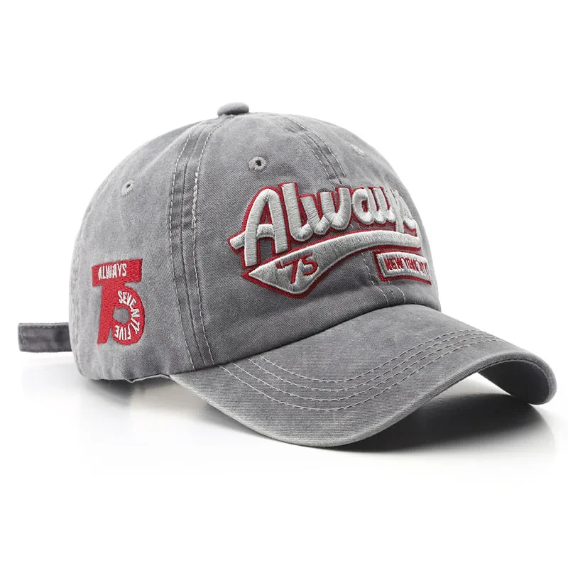 Vintage Washed Baseball Cap Un - Dad Hat Cotton avaliação e preço