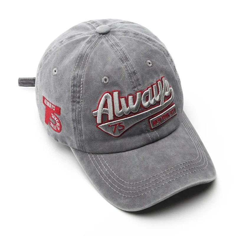 Vintage Washed Baseball Cap Un - Dad Hat Cotton avaliação e preço