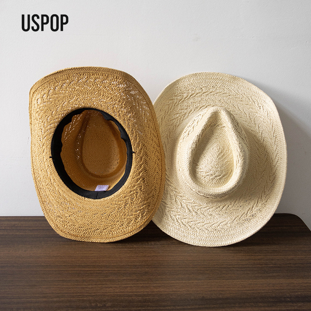 USPOP Women Summer Straw Cowbo - Cowboy Hat Straw avaliação e preço