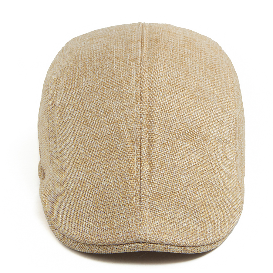 Men's Linen Flat Cap Spring Su - Newsboy Cap Ivy avaliação e preço