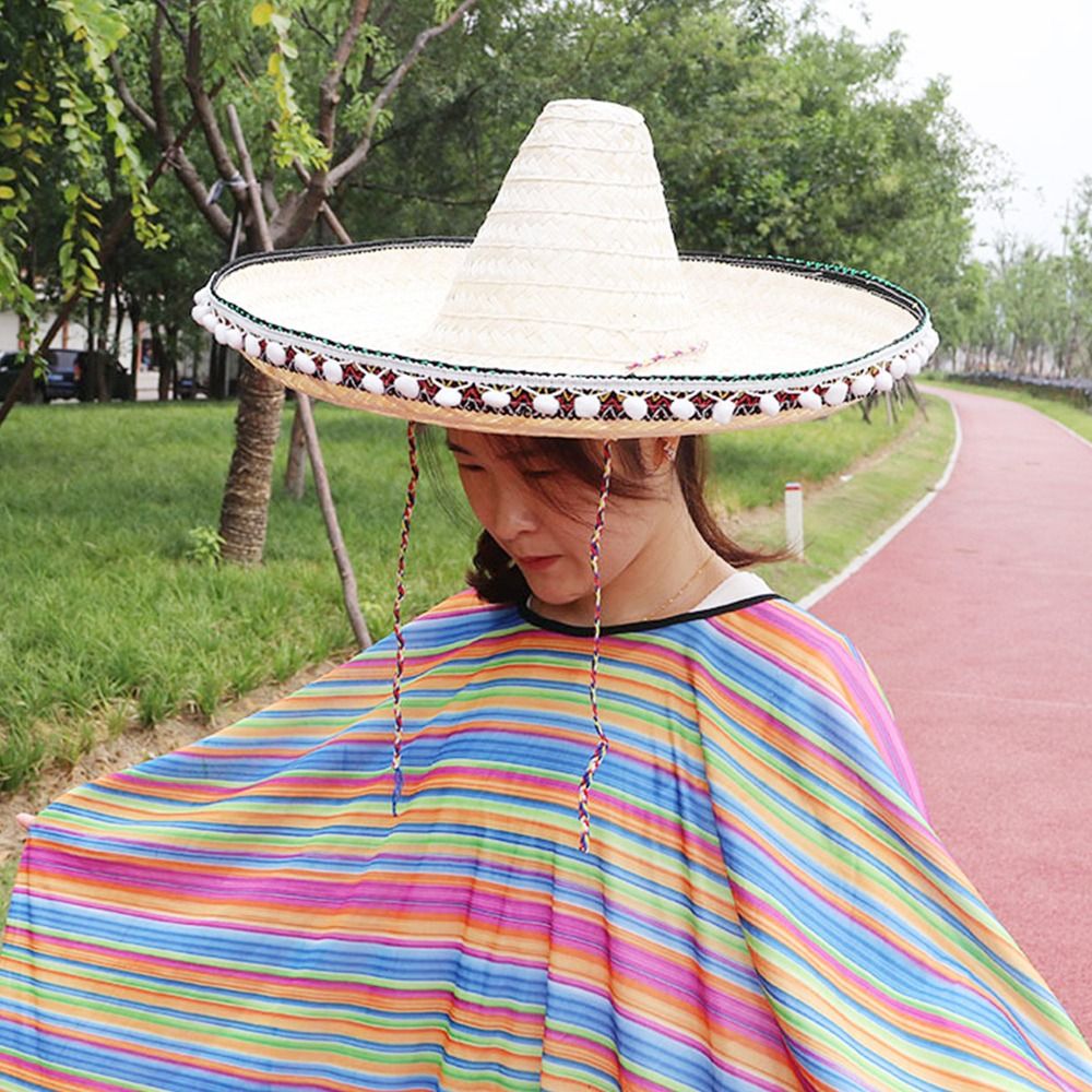 Mexican Style Straw Hats Wide  - Sun Hat Wide Brim avaliação e preço