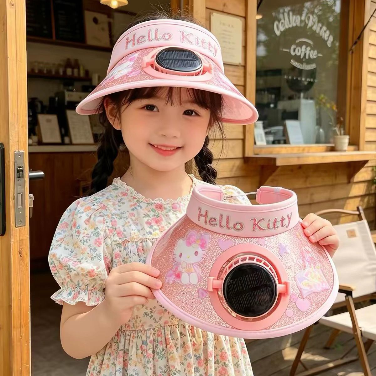 Anime Sanrio Kids Empty Top Su - Visor Sun Hat avaliação e preço
