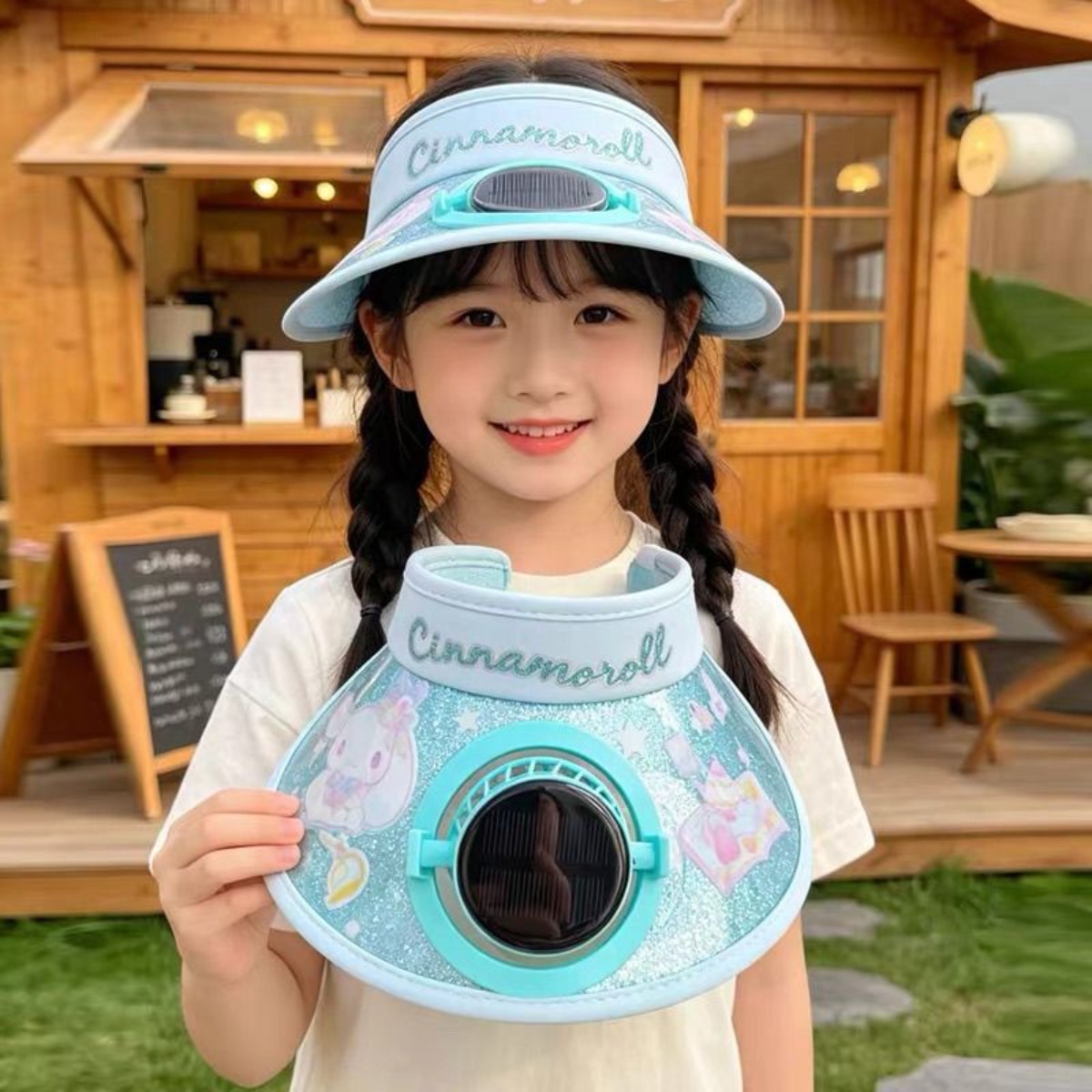 Anime Sanrio Kids Empty Top Su - Visor Sun Hat avaliação e preço