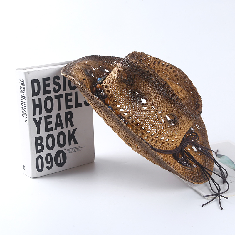 Spring and summer Spanish retr - Cowboy Hat Straw avaliação e preço