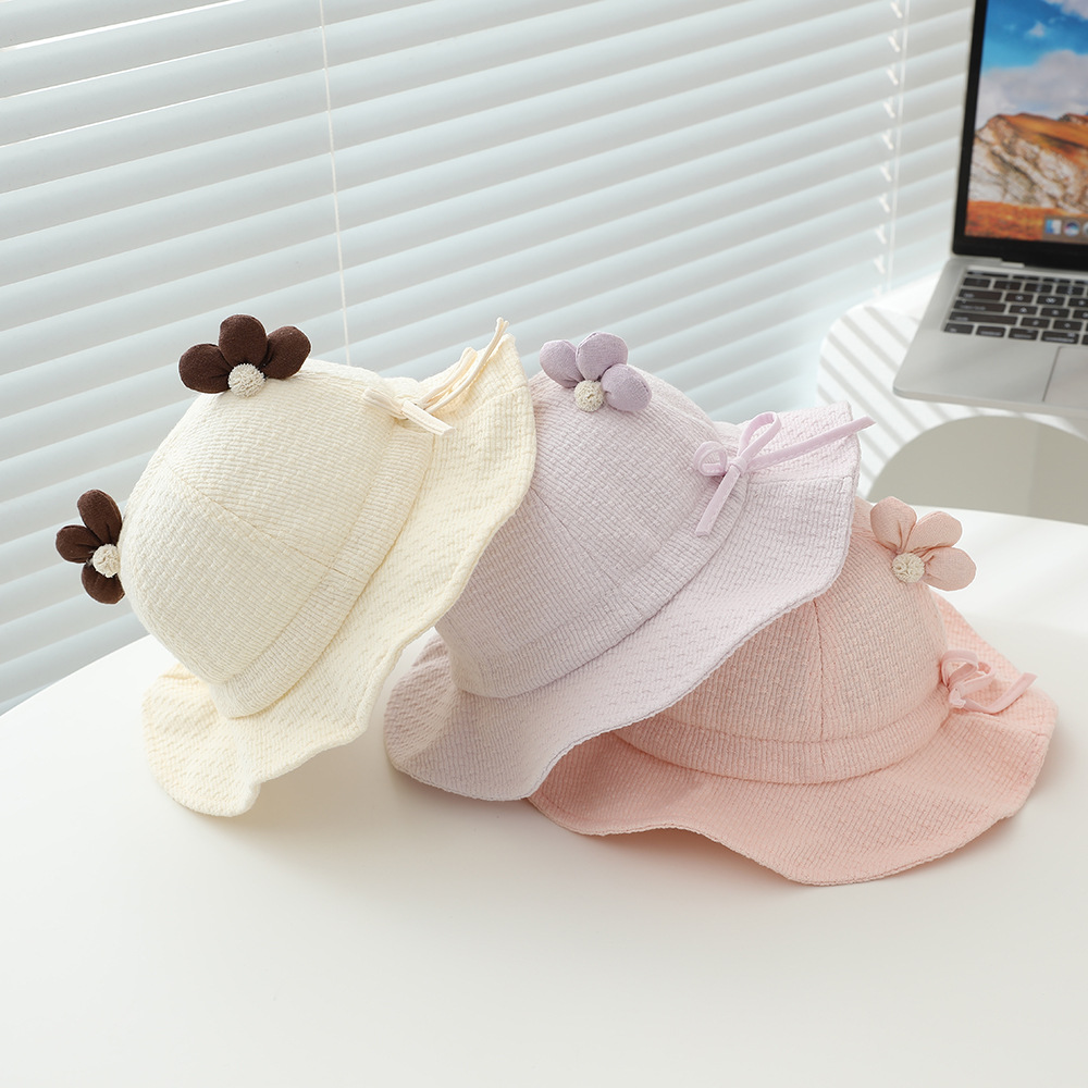 Baby Girls Sun Hat 48cm 6-24 M - Bucket Hat Cotton avaliação e preço