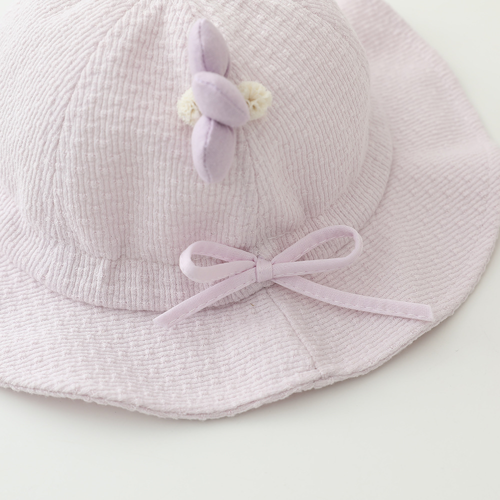 Baby Girls Sun Hat 48cm 6-24 M - Bucket Hat Cotton avaliação e preço