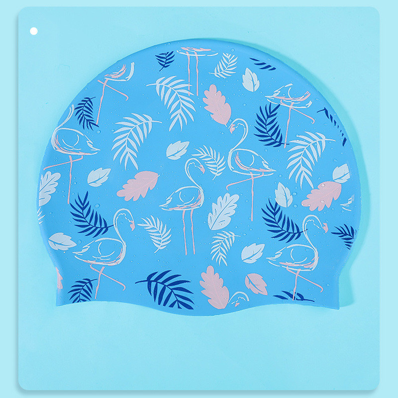 Adults High Elastic Cute Swimm - Swim Hat Silicone avaliação e preço