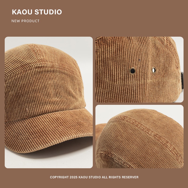 Vintage Corduroy Baseball Cap  - Corduroy Cap 5 Panel avaliação e preço