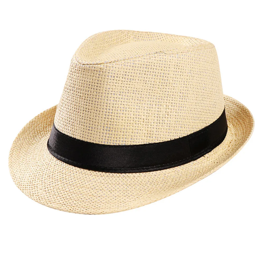 Summer Casual Trendy Beach Sun - Cowboy Hat Straw avaliação e preço
