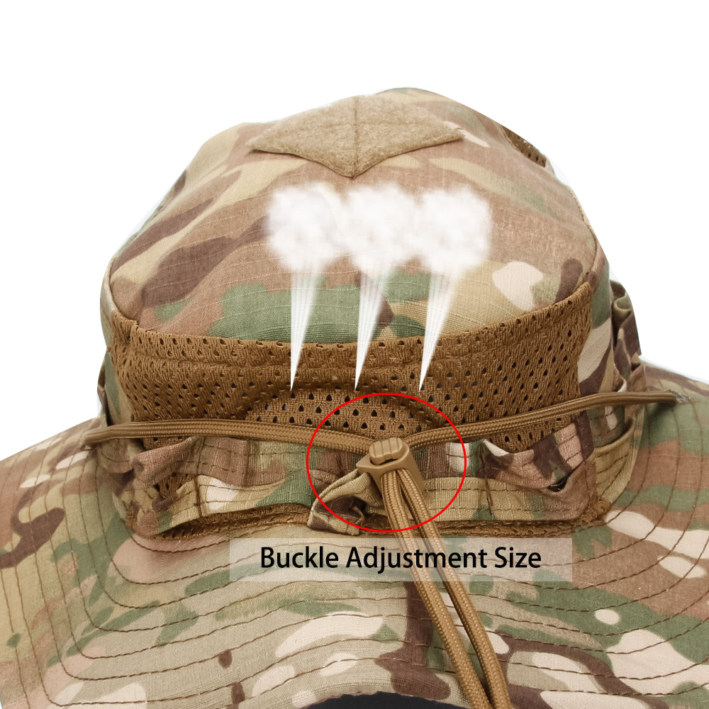 Tactical Camo Boonie Hat UPF 5 - Boonie Hat Tactical avaliação e preço
