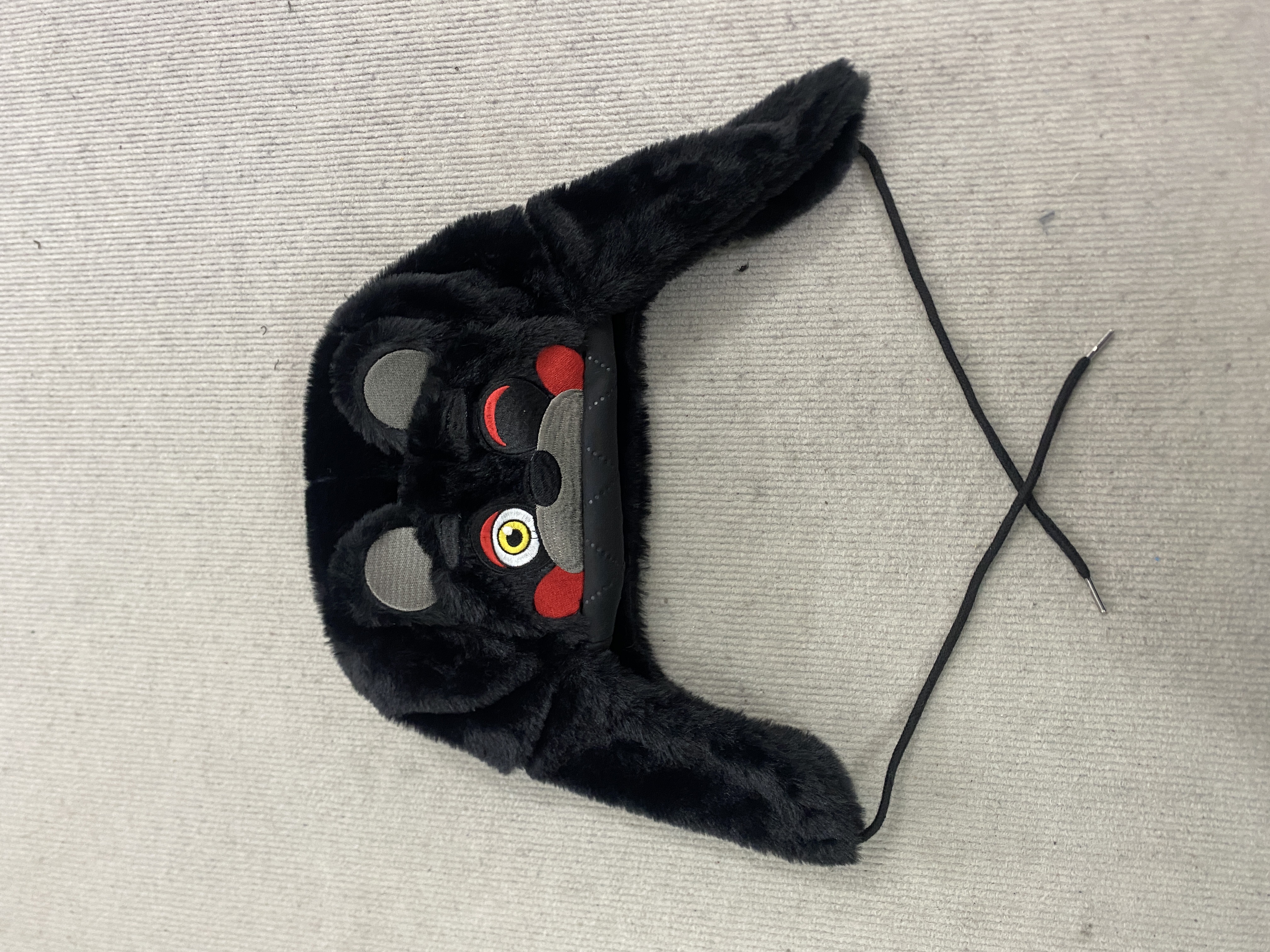 Y2K E-Girl Cute Bear Plush Tra - Winter Trapper Hat avaliação e preço