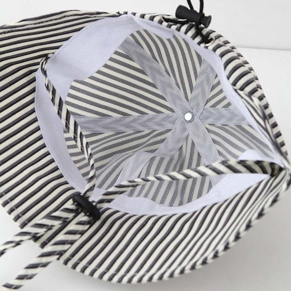 New Striped Baby Bucket Hat Ad - Bucket Hat Cotton avaliação e preço