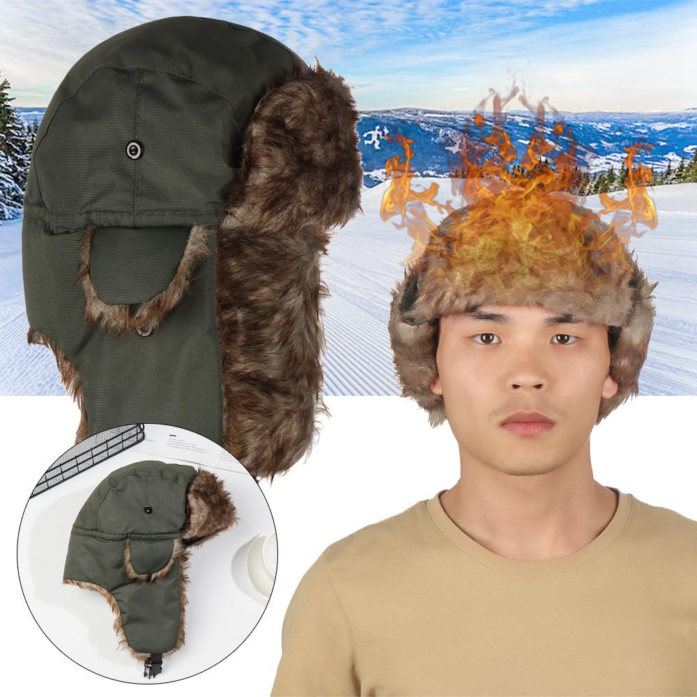 Warm Earflap Trapper Winter Ca - Winter Trapper Hat avaliação e preço
