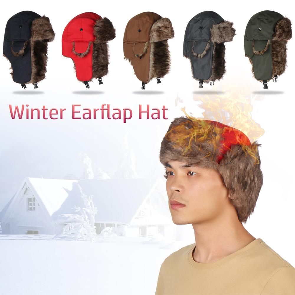 Warm Earflap Trapper Winter Ca - Winter Trapper Hat avaliação e preço