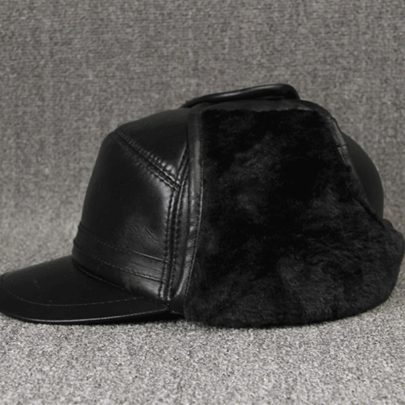 SILOQIN Men's Genuine Leather  - Winter Trapper Hat avaliação e preço