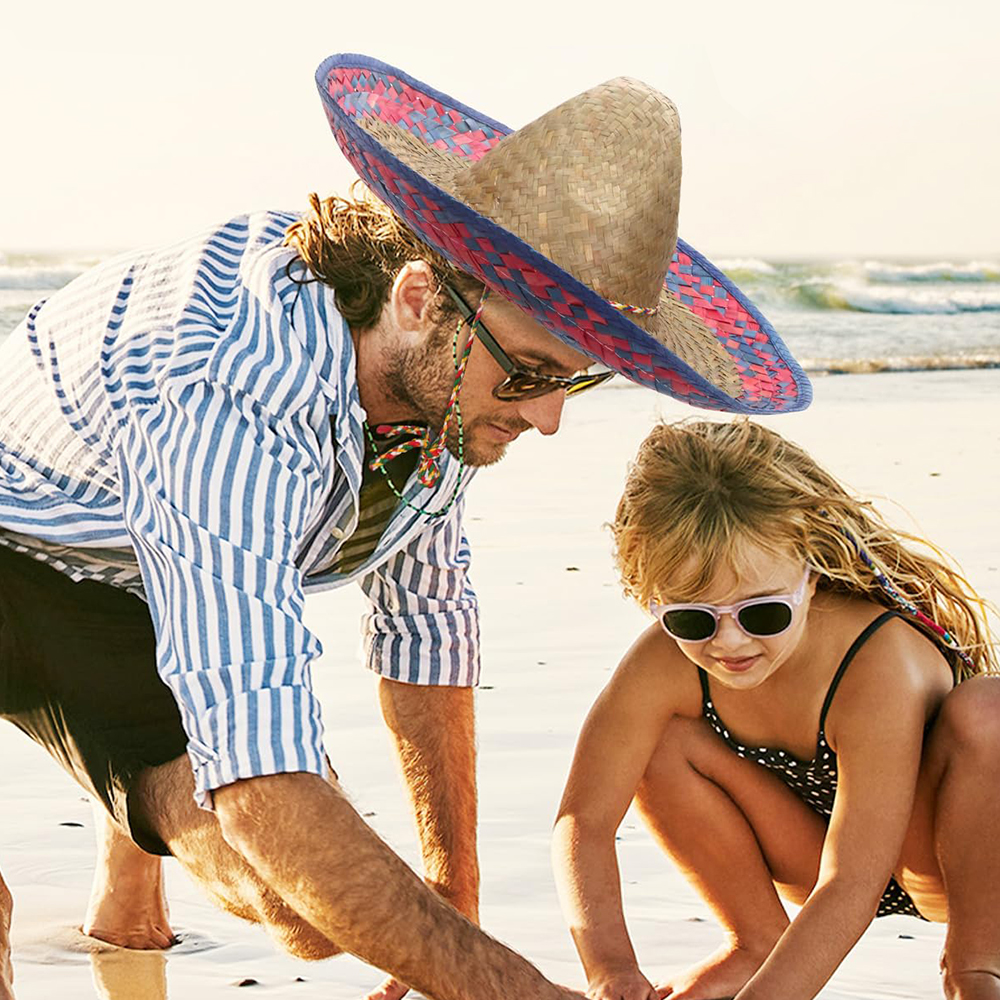 Mexican Sombrero Hat Straw Wea - Sun Hat Wide Brim avaliação e preço