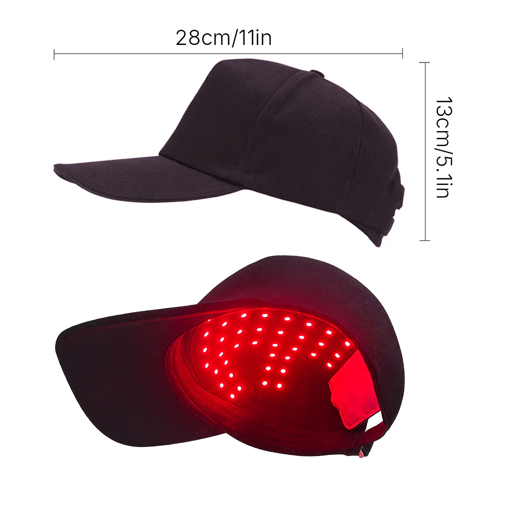 660nm&850nm Red Light Therapy  - Snapback Hat Flat avaliação e preço