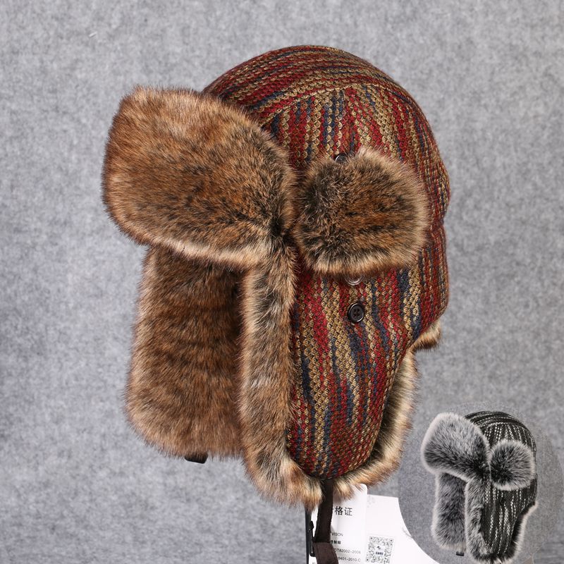 B-8433 Man Bomber Hat Rex Rabb - Winter Trapper Hat avaliação e preço