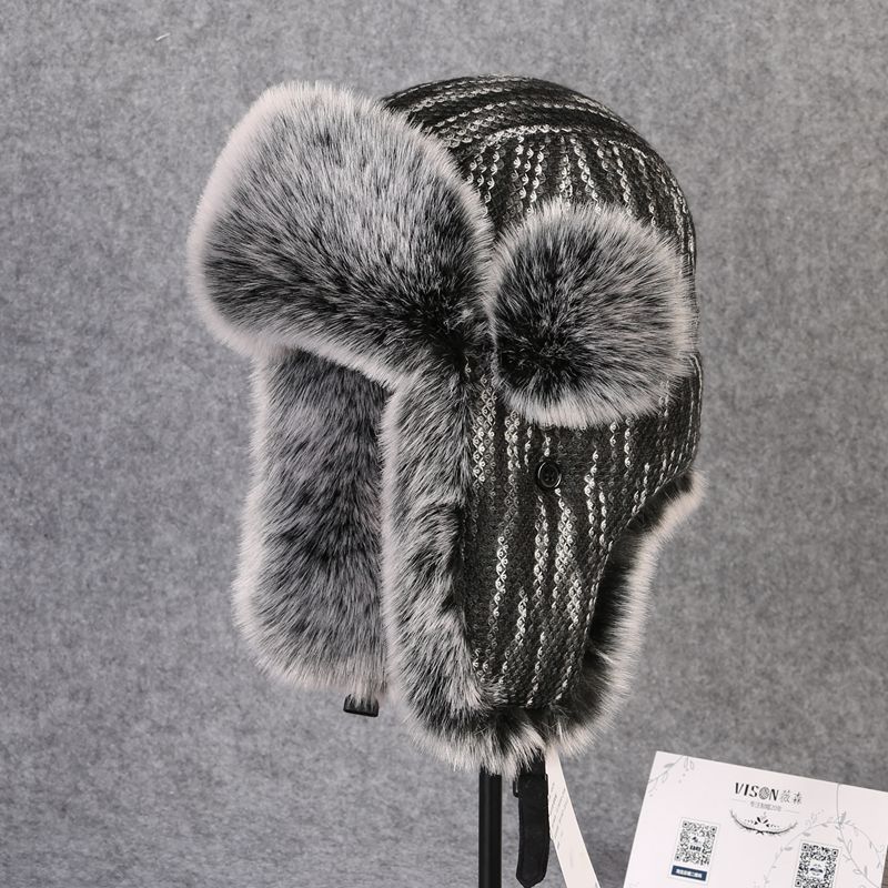 B-8433 Man Bomber Hat Rex Rabb - Winter Trapper Hat avaliação e preço