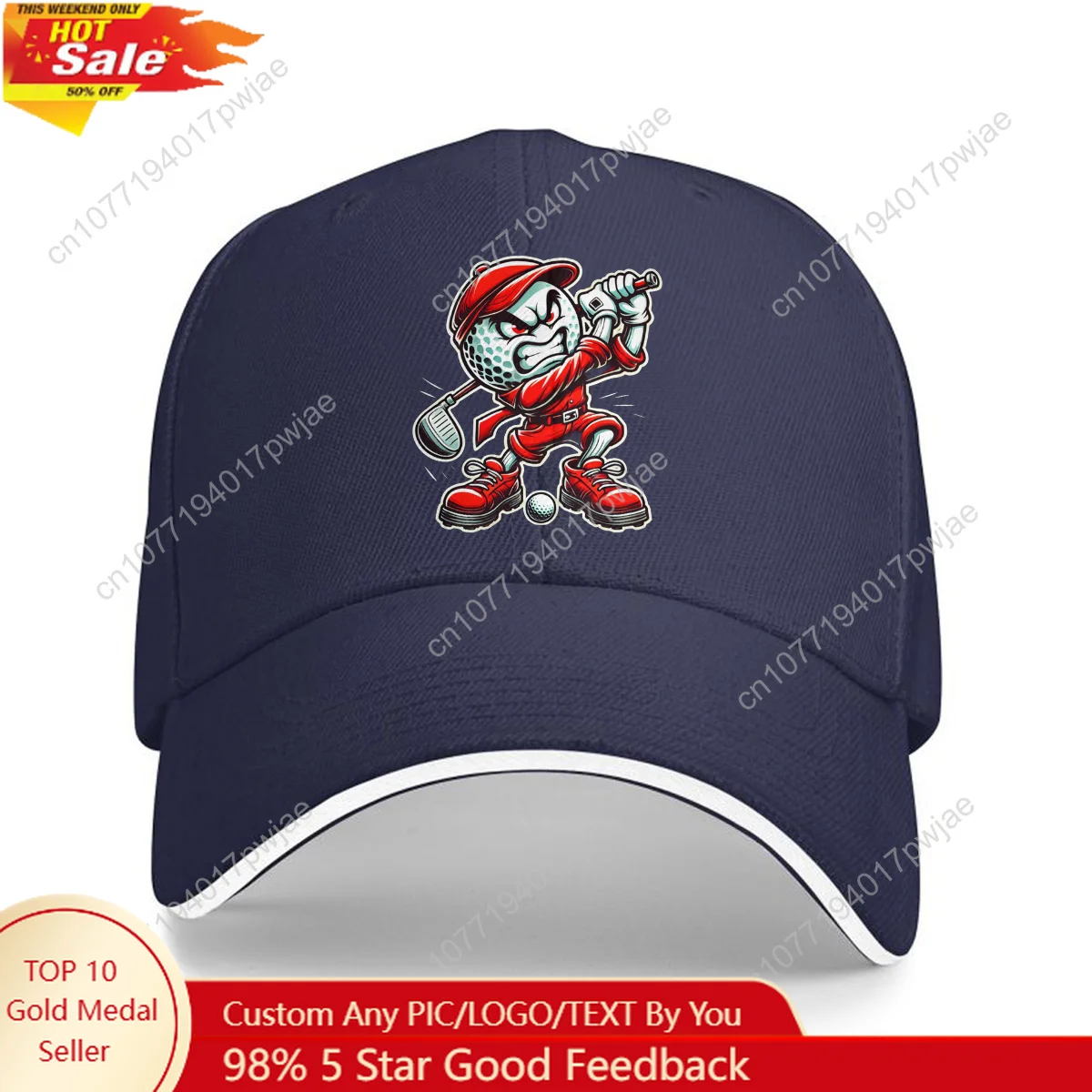 Breathable Men's Trucker Cap w - Dad Hat Cotton avaliação e preço