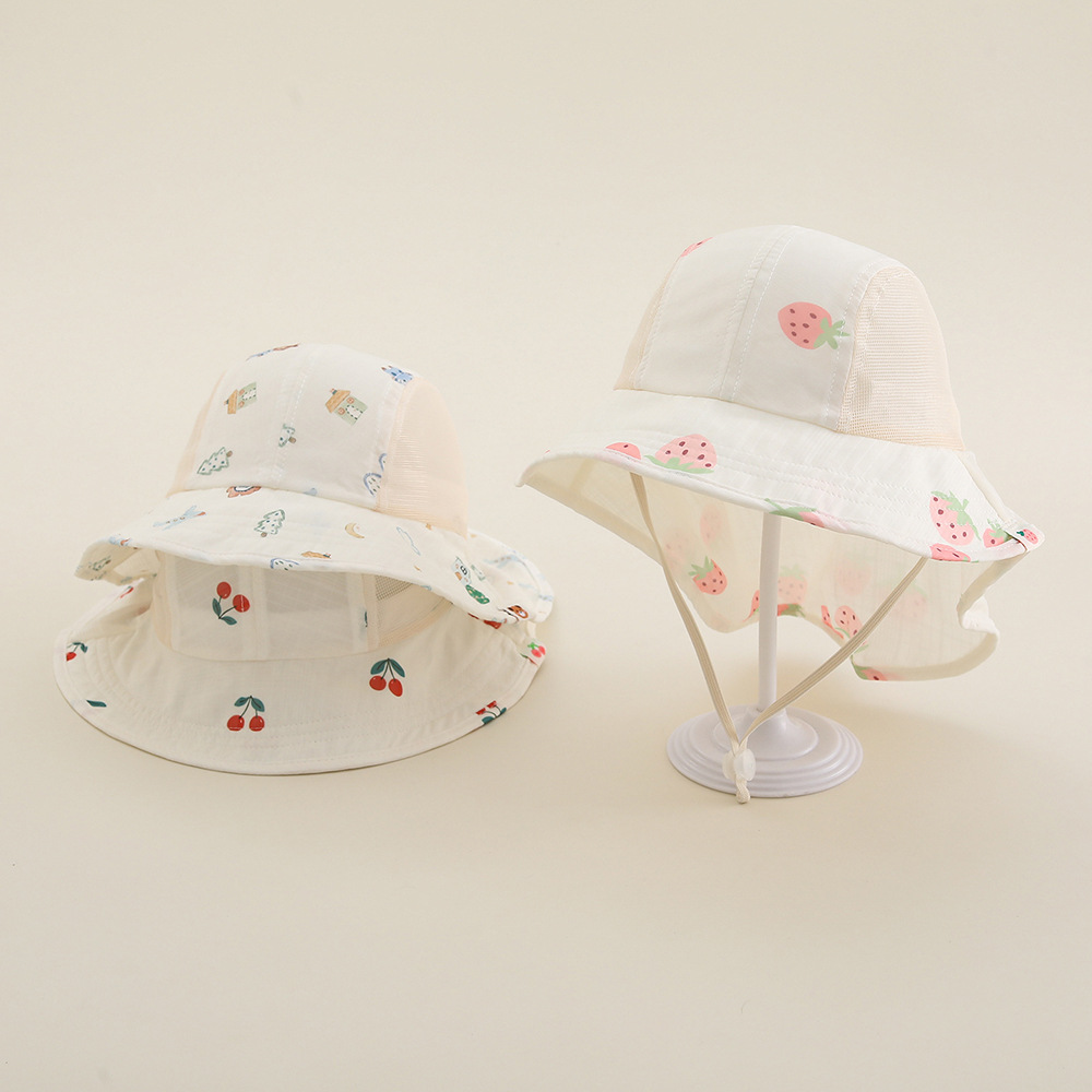 Summer Baby Beach Hat Outdoor  - Visor Sun Hat avaliação e preço