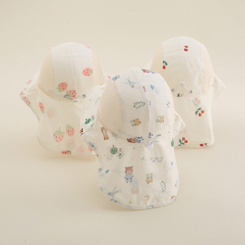 Summer Baby Beach Hat Outdoor  - Visor Sun Hat avaliação e preço