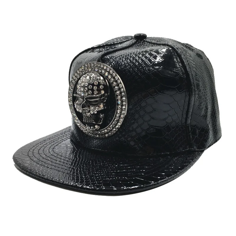Brand Oohmy Men Women PU Leath - Snapback Hat Flat avaliação e preço
