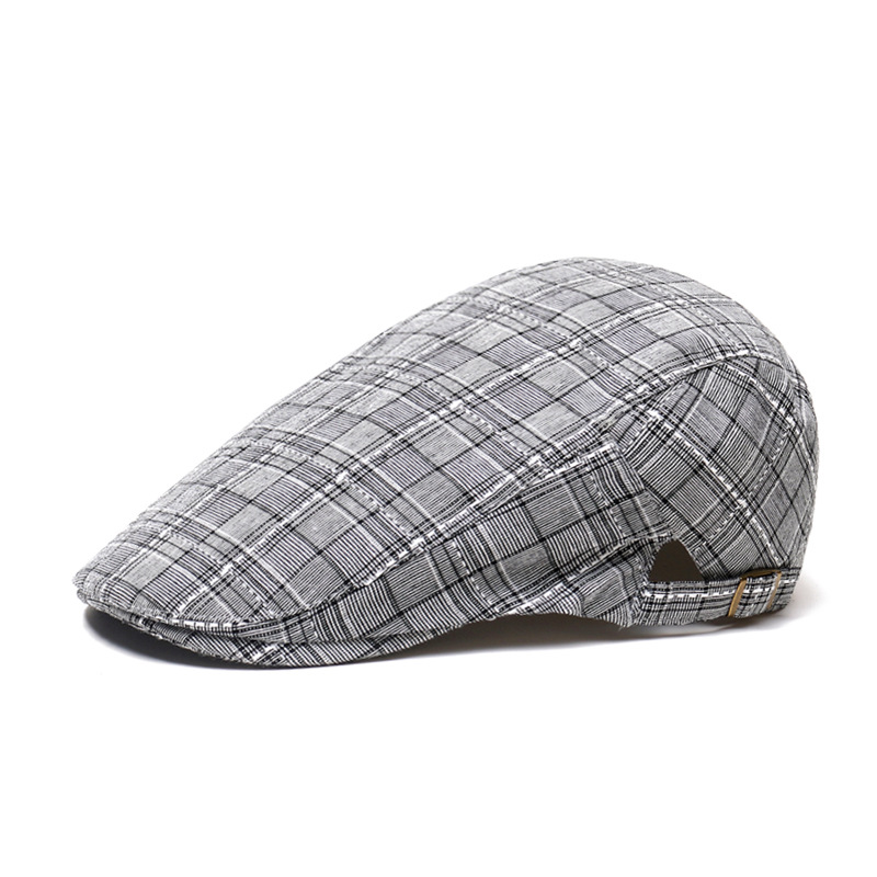 Unisex Cotton Plaid Newsboy Be - Newsboy Cap Ivy avaliação e preço