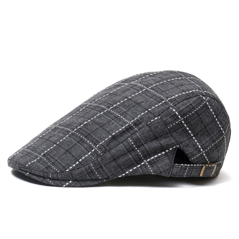 Unisex Cotton Plaid Newsboy Be - Newsboy Cap Ivy avaliação e preço