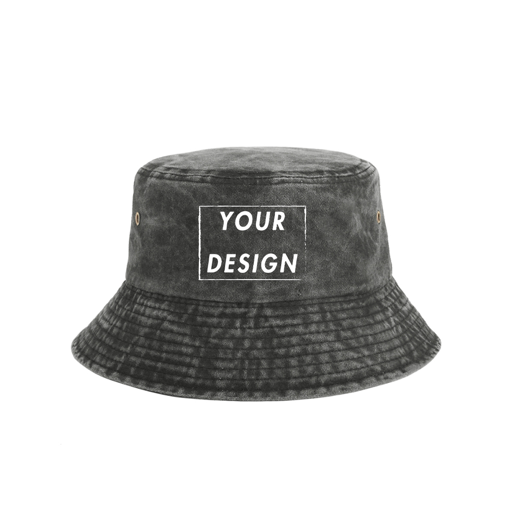 Custom Washed Vintage Bucket H - Bucket Hat Cotton avaliação e preço