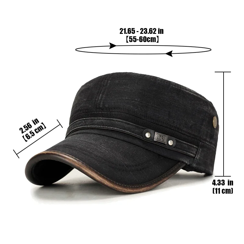 Leather Brim Washed Distressed - Dad Hat Cotton avaliação e preço