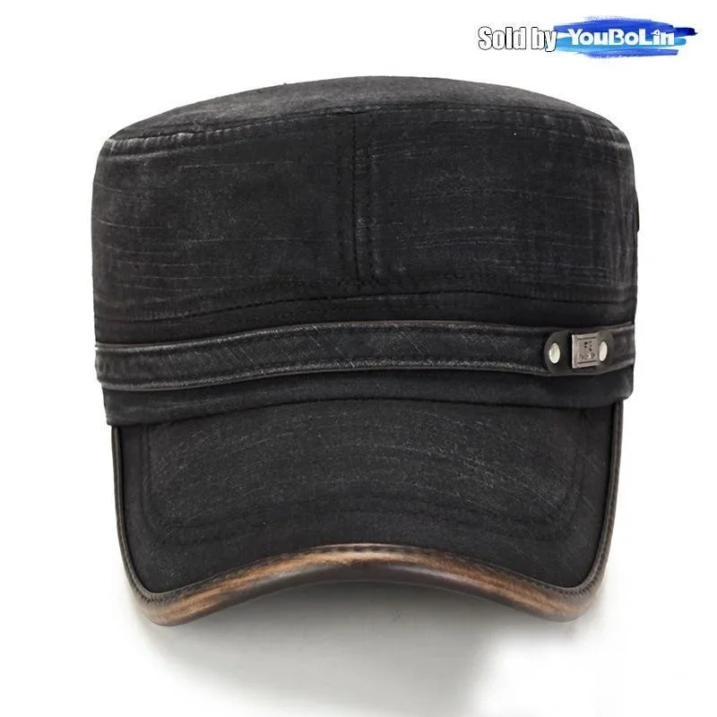Leather Brim Washed Distressed - Dad Hat Cotton avaliação e preço