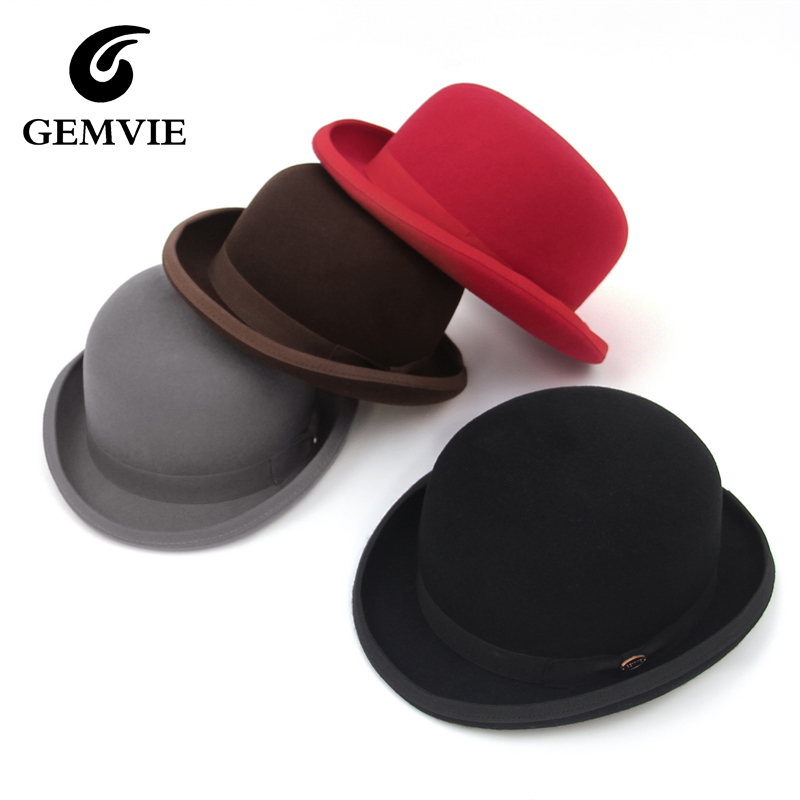 GEMVIE 100% Wool Felt Derby Ha - Fedora Hat Wool avaliação e preço