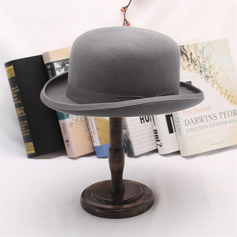 GEMVIE 100% Wool Felt Derby Ha - Fedora Hat Wool avaliação e preço
