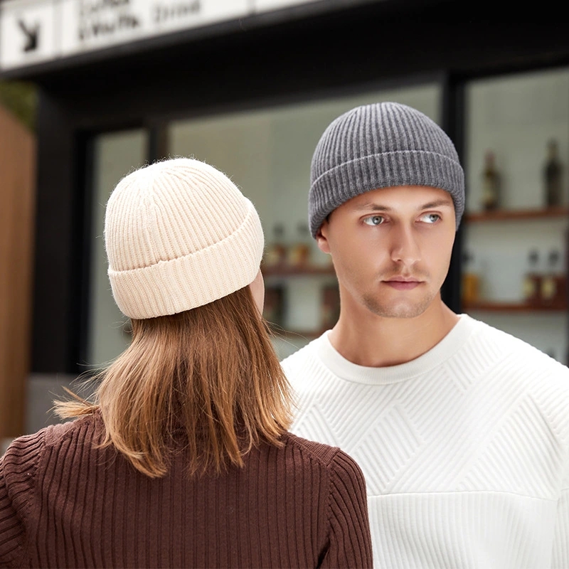 Winter Knitted Hat Warm Outdoo - Beanie Cuffed Knit avaliação e preço