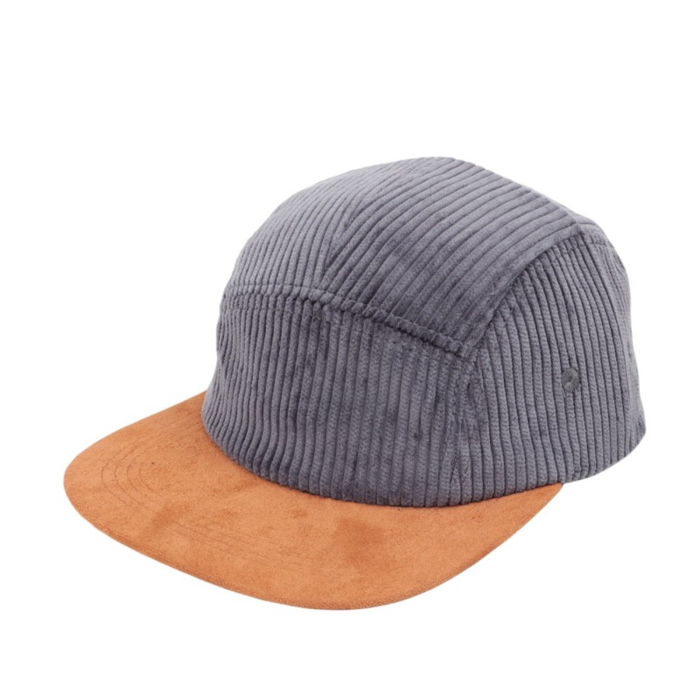 Versatile Retro Flat Brim Base - Corduroy Cap 5 Panel avaliação e preço