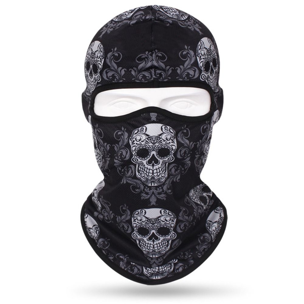 Helmet Liner Skull Print Wind  - Skull Cap Helmet Liner avaliação e preço